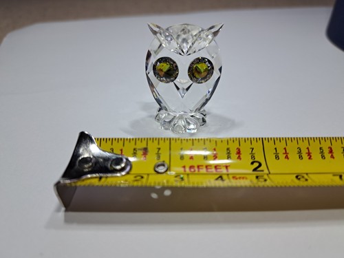 Swarovski crystal owl - crystal, mini