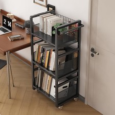 Book Cart with Wheels, 150 lbs