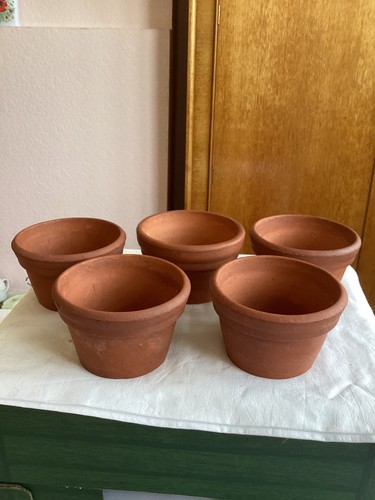 Five vintage terracotta - vintage,