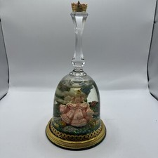 Franklin Mint Glitter Globe Cinderella Enchanted Moment Jane Lunga Disney Vntg