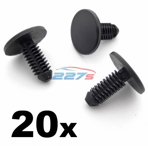 20x 5mm plastic fir tree - 6.5mm,