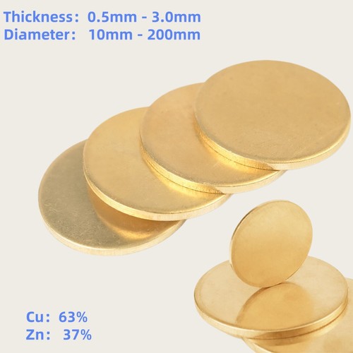 H62 solids brass discs - solids,