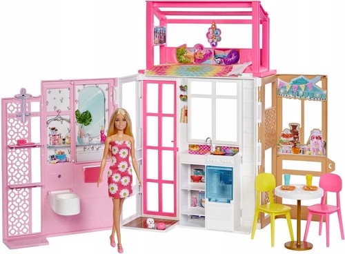 Barbie dollhouse playset with - playset,