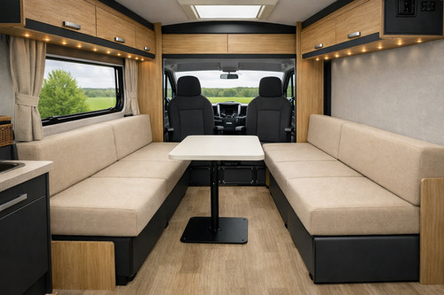 Shape campervan cushions - u,