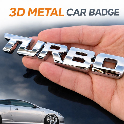 Silver car sticker - silver,