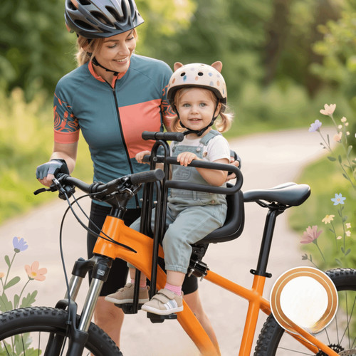 Front mounted mountainbike - mounted,