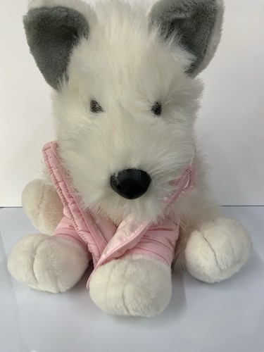 Commonwealth white dog plush - commonwealth,