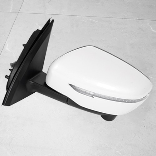 Wing mirror camera - mirror, white