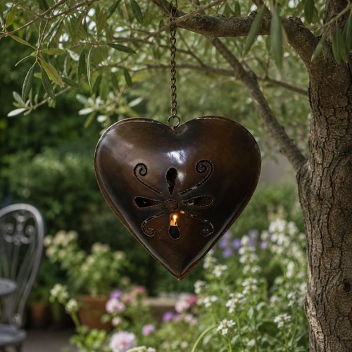 Handcrafted metal hanging - handcrafted,