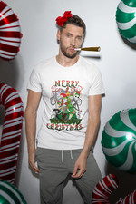 Nightmare Before Christmas Holiday T-Shirt Jack Skellington Sally Zero Xmax Tee