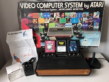 Boxed Atari 2600 VCS WOODY & 3