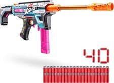 XSHOT Pro Motorized Piston Pump AEB with 40 Air Pocket Half Darts Foam Dart Gun