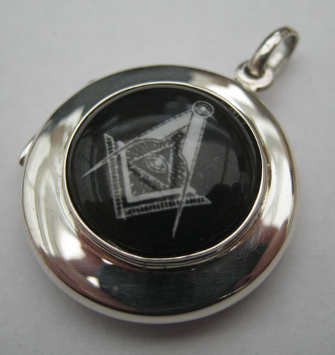 Solid silver enamel albert - solid,