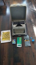 Rare vintage 1964/65 Olympia SM9 Typewriter w/case Western Germany plus extras