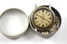 Vintage Zodiac Seawolf Automatic Diver Wrist Watch Disassembled READ! lot.wb