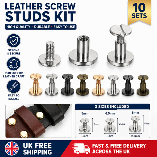 Sets leather rivets flat - 10,