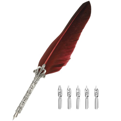 25cm calligraphy feather - calligraphy,
