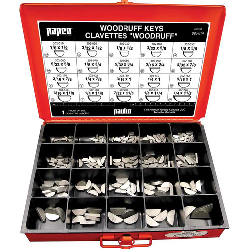 Woodruff keys assorted - woodruff,