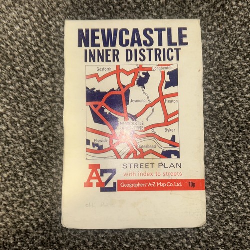 Atoz geographers map newcastle - geographers,