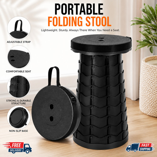 Folding stool portable - folding,