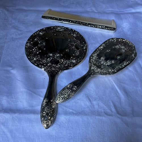 Vintage ornate silver plated - ornate,
