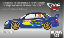 NEW DECALS 1/24 SUBARU IMPREZA WRC - #74 - ATKINSON - MONTE CARLO 2006 - DC2445