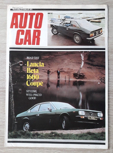 Lancia beta coupe 1600 road - 1600,