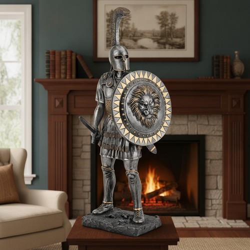 Greek hoplite warrior statue - warrior,