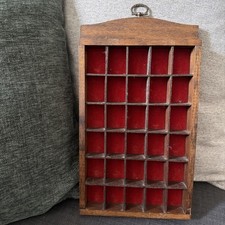 Vintage Wooden Curio Shelf  -
