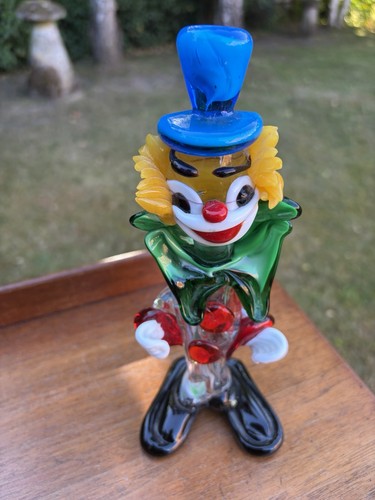 Vintage glass murano - glass, clown