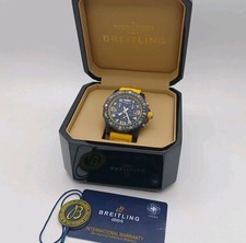 Breitling Endurance Pro Men's Watch X82310 Yellow Quartz 44mm Swiss Made Used