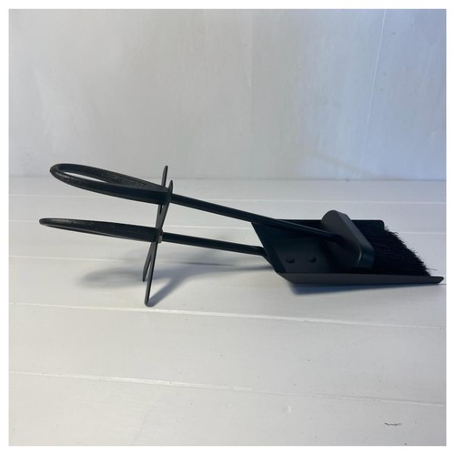 Fireside brush and pan shovel - brush,