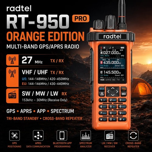 Radtel 950 pro - rt-950, gps