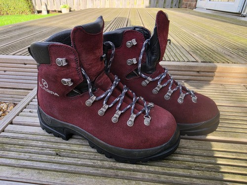 Scarpa ladies burgundy leather - scarpa,