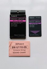 Roland SN-U110-05 ORCHESTRAL STRINGS Sound Library PCM Data Rom Card for U-110