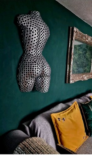 Metal wall art - wall, female