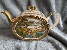 Sadler Barrel Shaped The Old Mill Teapot