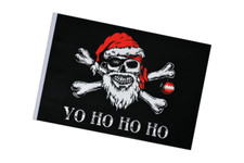 Pirate Christmas Small Flag - Ideal for Arts and Crafts - 23cm x 15cm