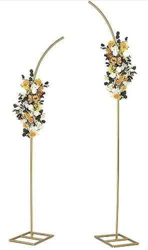 Metal wedding arch stand gold - arch,