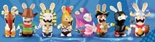 Raving Rabbids Travel in Time Complete Figure Set (includes 8 figures) *NEW*