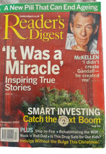Reader's Digest December 2003 Cover: Ian McKellen