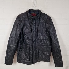 Superdry Men’s Rotor Genuine leather jacket Size Large