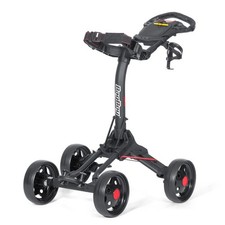 Bag Boy Quad Junior Golf Push Cart NEW Black Red Folded Dimensions: 21" x 17.75"