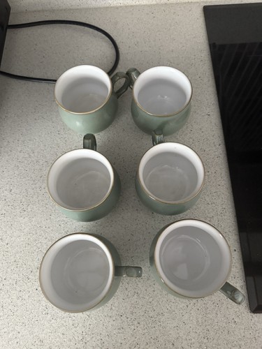 Denby regency green tea cups - denby,