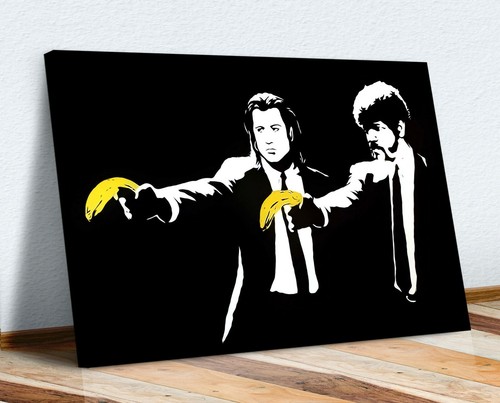 Banksy style pulp - pulp, fiction