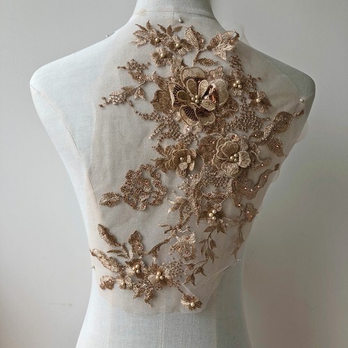Lace appliqué beaded - appliqué,