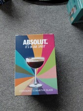 Absolut Vodka Martini Glass