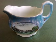 Old souvenir jug Salmon Fishery Galway Ireland Irish c. 1910