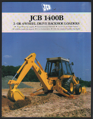 Jcb 1400b backhoe loaders - "1400b",