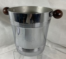 SHINY CHAMPAGNE ICE BUCKET COOLER FRENCH WINE BAR VINTAGE USED PARTY WEDDING FUN